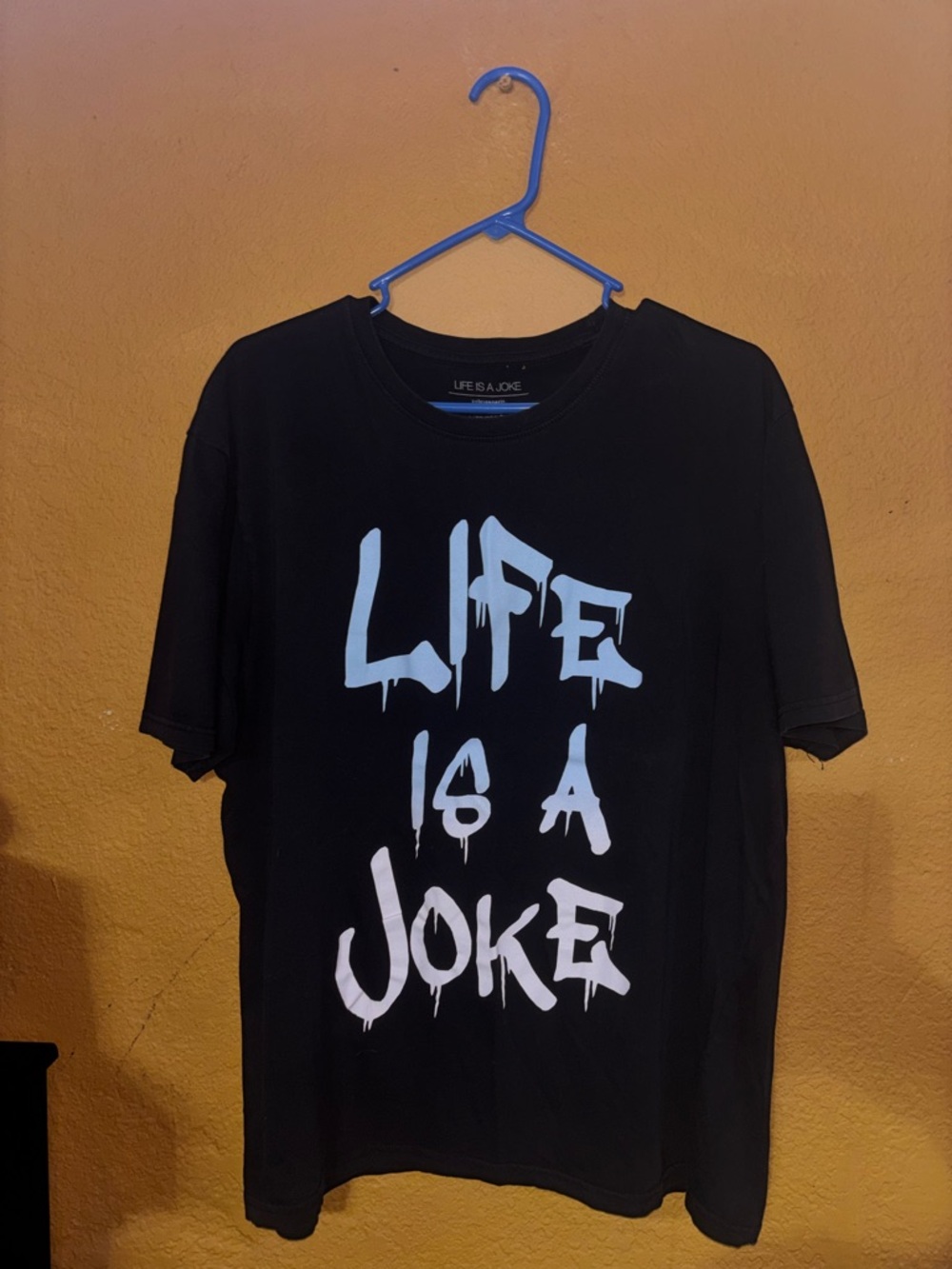 Life Is A Joke Black Graphic Tee